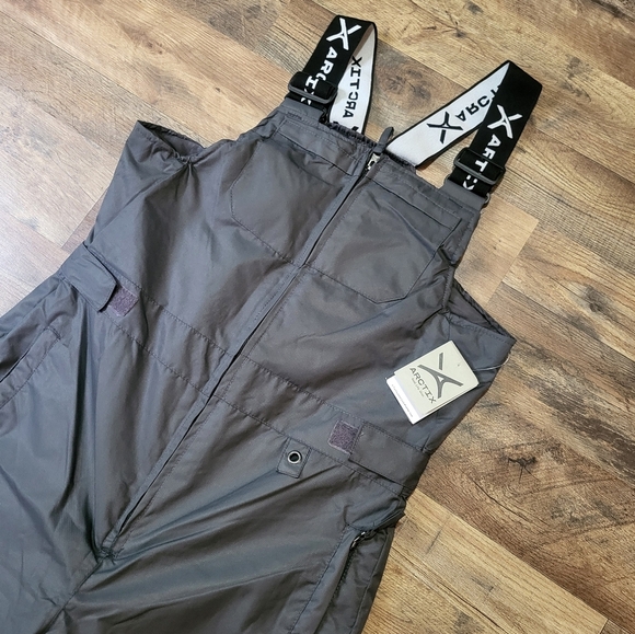 NWT Men's Charcoal Avalanche Athletic Fit Insulated Bin Overalls Size Medium - Picture 3 of 7